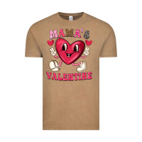 Vintage Coffee mamas valentine with cute heart Vintage Tee - texasbilliewilder