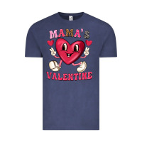 Vintage Denim mamas valentine with cute heart Vintage Tee - texasbilliewilder