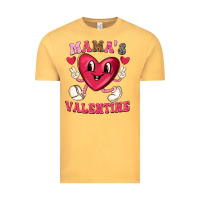 Vintage Mustard mamas valentine with cute heart Vintage Tee - texasbilliewilder