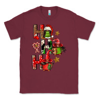 Burgundy ho ho ho afro gnomes Classic Tee - FaDigitalArtStudio