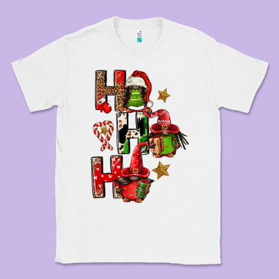 Ho Ho Ho Afro Gnomes Classic Tee Designed By Fadigitalartstudio