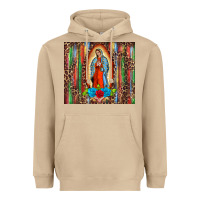 Mushroom our lady of Guadalupe serape Heavyweight Hoodie - BarkalooDesign