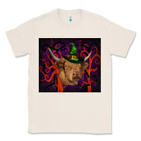 Natural halloween glitter highland cow tumbler Classic Tee - RanaPortraitStore