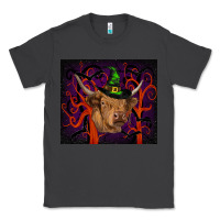 Smoke halloween glitter highland cow tumbler Classic Tee - RanaPortraitStore