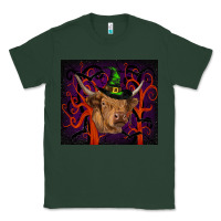 Sports Green halloween glitter highland cow tumbler Classic Tee - RanaPortraitStore