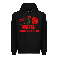 Black rosebud  motel schtts creex Premium Hoodie - Bettercallsaul
