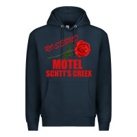 Navy rosebud  motel schtts creex Premium Hoodie - Bettercallsaul