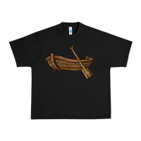 Black rowboat Urban Heavy Tee - BarkalooDesign