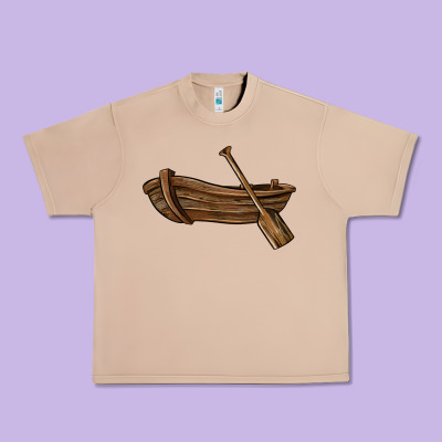 Rowboat Urban Heavy Tee Designed By Barkaloodesign