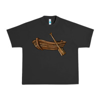 Pigment Black rowboat Urban Heavy Tee - BarkalooDesign