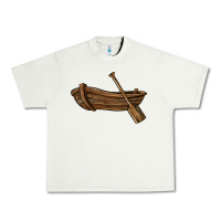 Pistachio rowboat Urban Heavy Tee - BarkalooDesign
