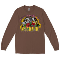Chestnut just a woman who loves her mechanic Long Sleeve Tee - SublimationCraftShop