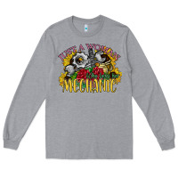 Heather Grey just a woman who loves her mechanic Long Sleeve Tee - SublimationCraftShop