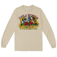 Mushroom just a woman who loves her mechanic Long Sleeve Tee - SublimationCraftShop