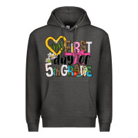 Charcoal Heather my first day of 5th grade Premium Hoodie - NancyCooperArtShop