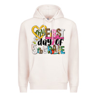 Pale Pink my first day of 5th grade Premium Hoodie - NancyCooperArtShop
