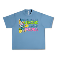 Pebble Blue when life gives you lemons Urban Heavy Tee - texasbilliewilder