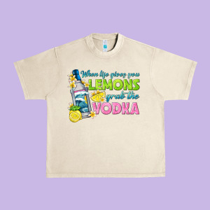 When Life Gives You Lemons Urban Heavy Tee Designed By Texasbilliewilder