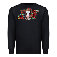 Black joy baby cow christmas Premium Sweatshirt - Jasminsmagicworld