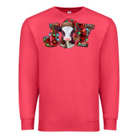Cardinal joy baby cow christmas Premium Sweatshirt - Jasminsmagicworld