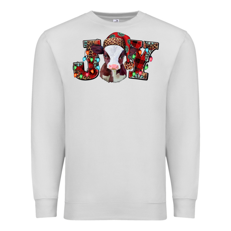 Joy Baby Cow Christmas Premium Sweatshirt by Jasminsmagicworld | Teevron