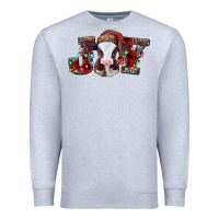 Heather Grey joy baby cow christmas Premium Sweatshirt - Jasminsmagicworld