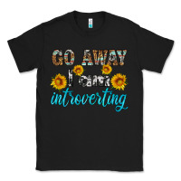 Black go away i am introvering Classic Tee - HRA Design Shop