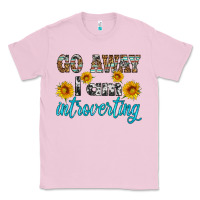 Bubblegum Pink go away i am introvering Classic Tee - HRA Design Shop