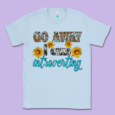 Go Away I Am Introvering Classic Tee Designed By Hra Design Shop