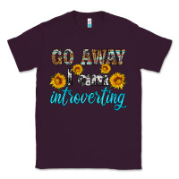 Plum go away i am introvering Classic Tee - HRA Design Shop