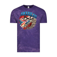 Cloud Purple American babe Vintage Tee - Zillion Design Studio