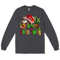 Smoke tx christmas cowgirl Long Sleeve Tee - AdoDesignShop