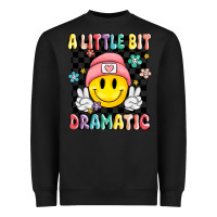 Black a little bit dramatic Heavyweight Sweatshirt - MaliasSmallBusiness