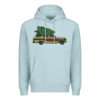 Blue Mist christmas vacation car Premium Hoodie - MaliasSmallBusiness
