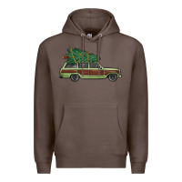 Coffee christmas vacation car Premium Hoodie - MaliasSmallBusiness