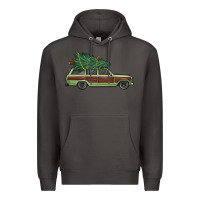 Smoke christmas vacation car Premium Hoodie - MaliasSmallBusiness