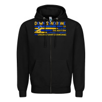 Black down syndrome Zipper Hoodie - Artiststas