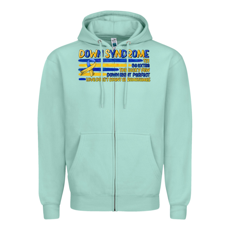 Down Syndrome Zipper Hoodie by Artiststas | Teevron