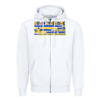 White down syndrome Zipper Hoodie - Artiststas