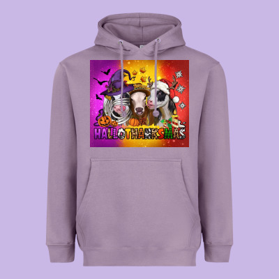 Hallothanksmas Heifers Heavyweight Hoodie Designed By Jasminsmagicworld