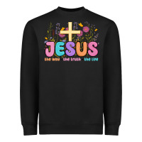 Black jesus the way the truth the life Heavyweight Sweatshirt - MaliasSmallBusiness