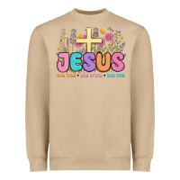 Mushroom jesus the way the truth the life Heavyweight Sweatshirt - MaliasSmallBusiness