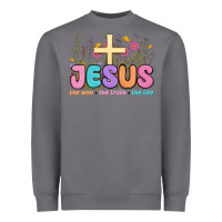 Storm jesus the way the truth the life Heavyweight Sweatshirt - MaliasSmallBusiness