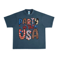 Midnight Navy party in the usa Urban Heavy Tee - Zillion Design Studio