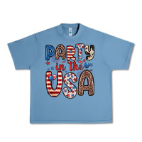 Pebble Blue party in the usa Urban Heavy Tee - Zillion Design Studio
