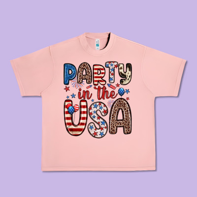 Party In The Usa Urban Heavy Tee Designed By Zillion Design Studio