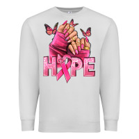 Dove Grey hope cancer nails Premium Sweatshirt - NancyCooperArtShop
