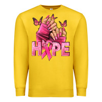 Lemon hope cancer nails Premium Sweatshirt - NancyCooperArtShop