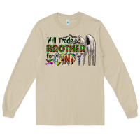 Mushroom will trade brother for candy Long Sleeve Tee - CowhideDigitalArt