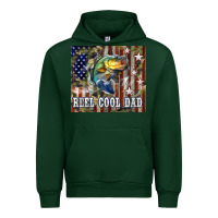 Forest Green 4th of July Western Reel Cool Dad Bass Urban Hoodie - LillyAllenDesigns